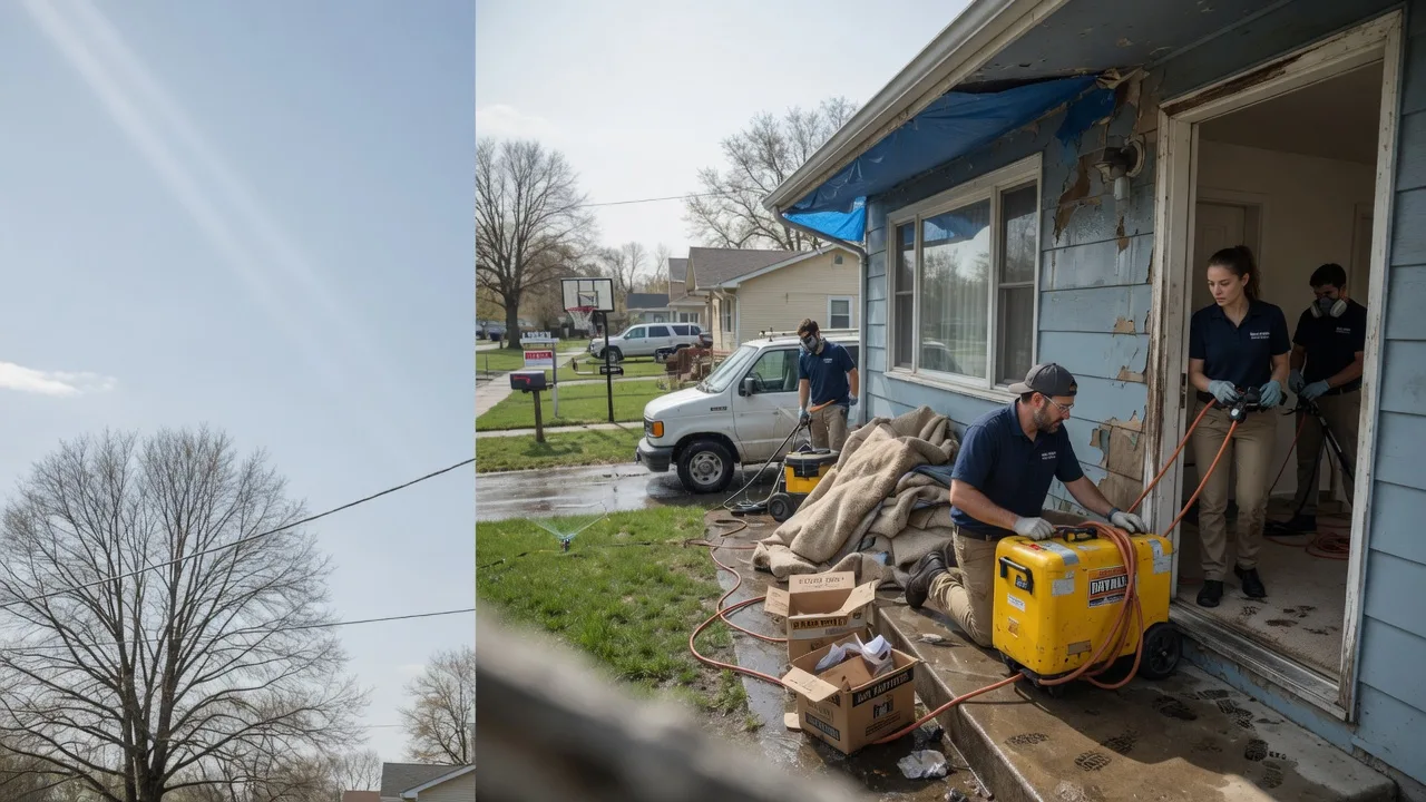 Basement Flood Cleanup in Beardstown, IL near me